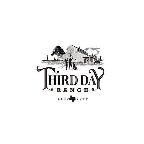 Capture essence of Texas ranch experience in new Third Day Ranch logo-ontwerp door Epiphanie