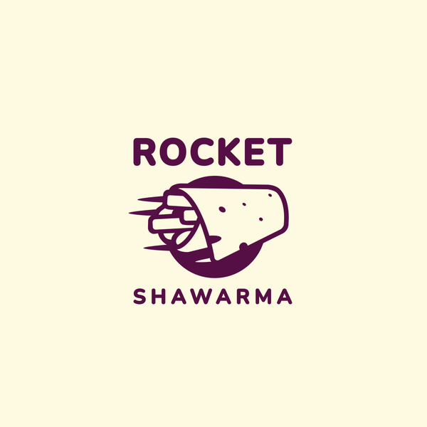 Rocket Shawarma Logo Design