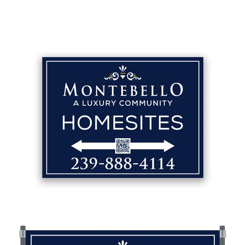 Upscale and Sophisticated New Homes for Sale - Signage Design by GraphicVersa
