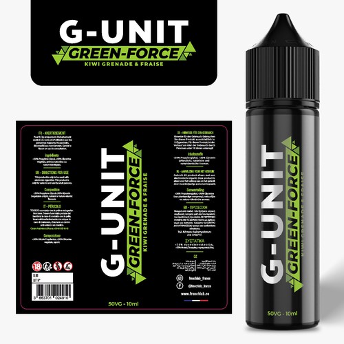 G-UNIT Eliquid need his new label Design by DevDevit   ★ ★ ★ ★ ★