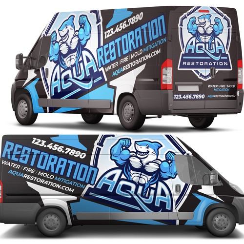 Sharp van wraps Design by Nick T.