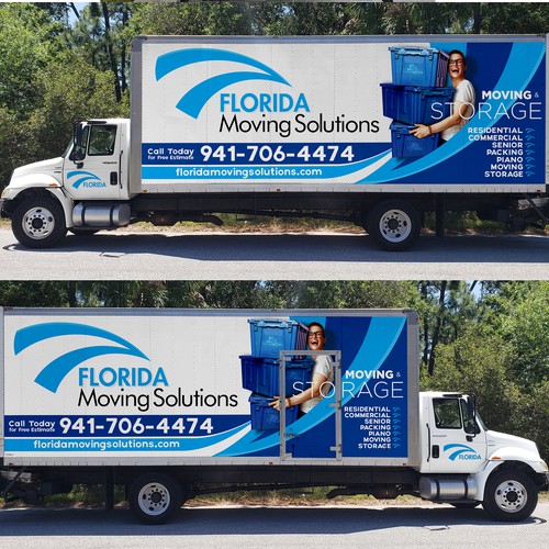 Moving Company Box Truck Wrap Design by ssrihayak