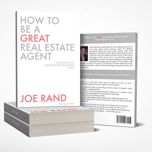 Simple, modern, sleek cover for real estate business book Book cover contest
