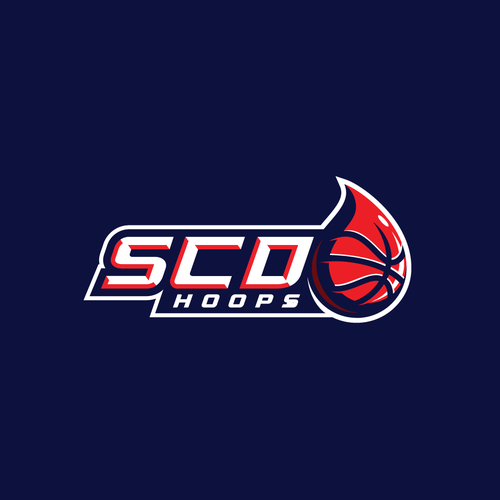 Basketball Logo for Team 'SCD Hoops' - Your Winning Logo Featured on Major Sports Network Design by struggle4ward