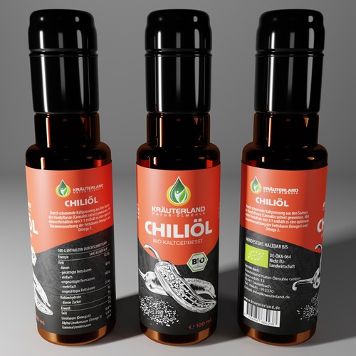 ChilliOil looking for a new label design - be part of an awesome brand Design by harry_harison
