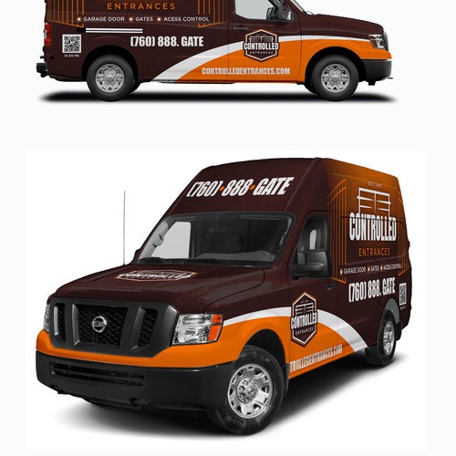 Eye Catching Van Wrap Design by Priyo