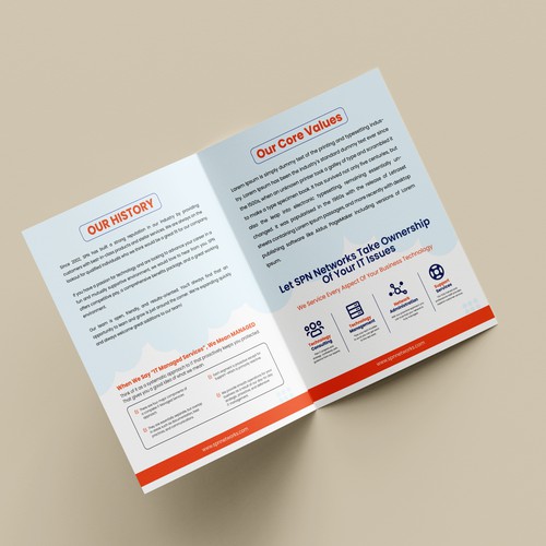 Technology Provider - Company Booklet Brochure Design by Sketch Media™