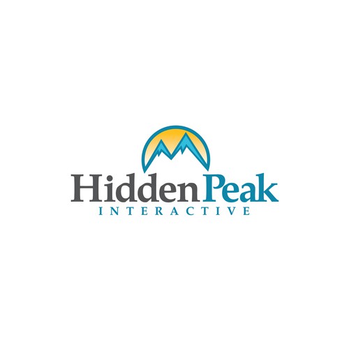 Logo for HiddenPeak Interactive Design by alexkeo