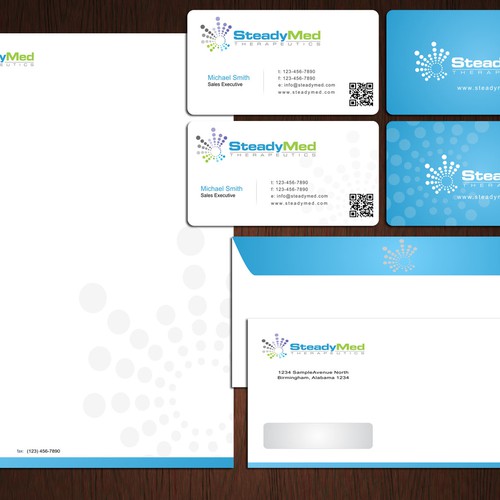 stationery for SteadyMed Therapeutics Ontwerp door Jenzelei™