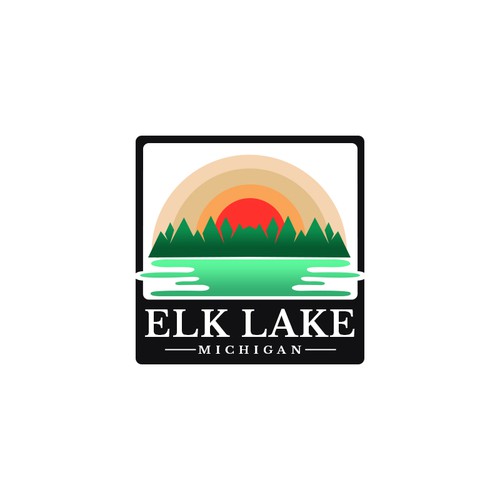 Design a logo for our local elk lake for our retail store in michigan Réalisé par Psypen