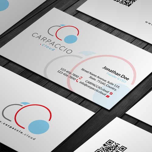 Give more muscle to research with graphic ID for CARPACCIO.cloud Design by DesignsTRIBE