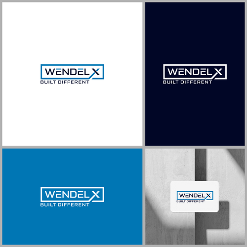 Luxury Logo Design for Wendel X — A Premium Construction Brand Built Different Design by bo_riq.Std ⇪