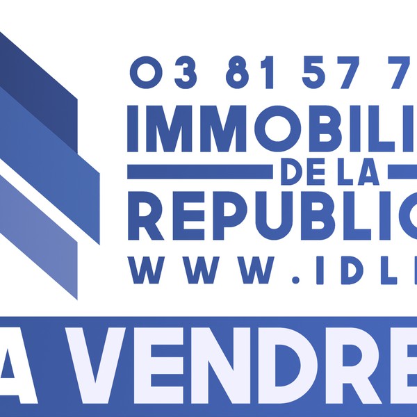 Panneau pour agence immobilière