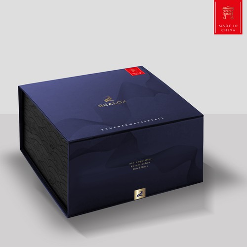 Gewinner des Wettbewerbs „Design einer edlen Verpackung eines Räucherwasserfalls“ in der Kategorie Produktverpackung von DPA Design