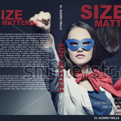 Design an Inspiring Book Cover for "Size Matters" on Dreaming Big! Design by VaMeDe