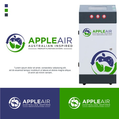 Apple Air Logo Design for filtration systems Design réalisé par Art_Nesia™