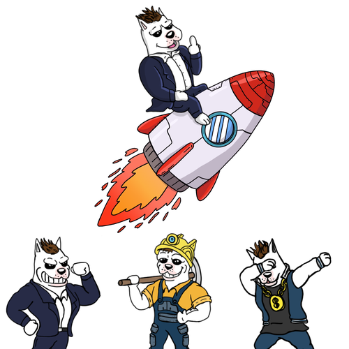 Redesign the Mascot for our Crypto Dog Coin and see it marketed EVERYWHERE! Design by Halit Büyükyılmaz