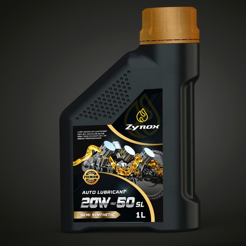 auto lubricant label design | strong , modern and powerful Design by Joe Ladislaus