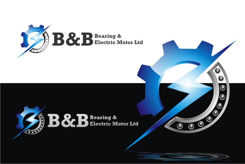  logo  for B B Bearing and Electric Motor  Ltd Logo  design  