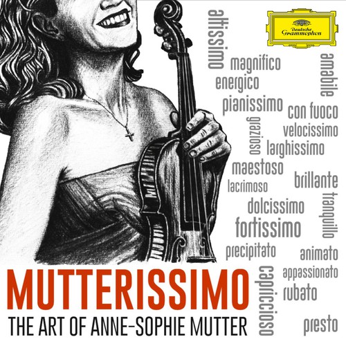 Illustrate the cover for Anne Sophie Mutter’s new album Design by alemrqz1