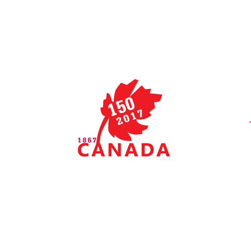 Community contest: Design Canada’s 150th birthday logo! Design by rendahati