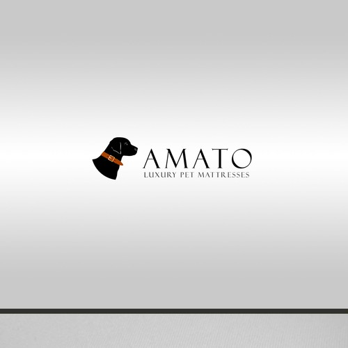 AMATO modern/luxury dog bed logo Design by ZS.99