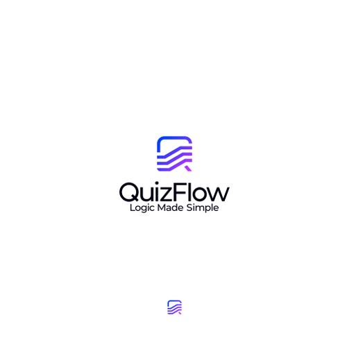 We need a powerful logo design for our AI Quiz Flow SaaS Design by apn19