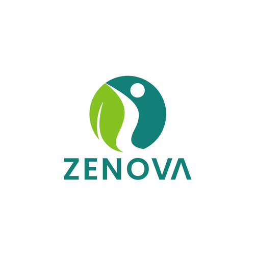 Zenova Logo: Revolutionary suite of health and wellness mobile apps Diseño de AH Designs ⭐️