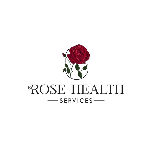 Design a classic and elegant rose logo for a health business Design by Betula♥️