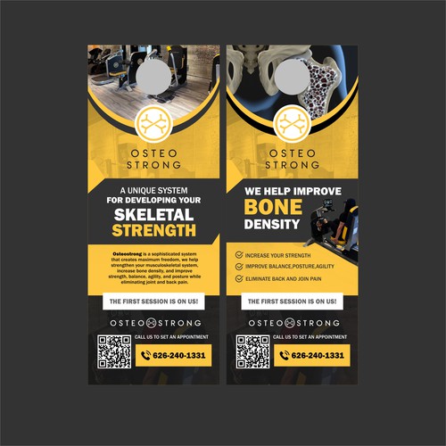 FLYER DOOR HANGERS! Design by Thanksidea