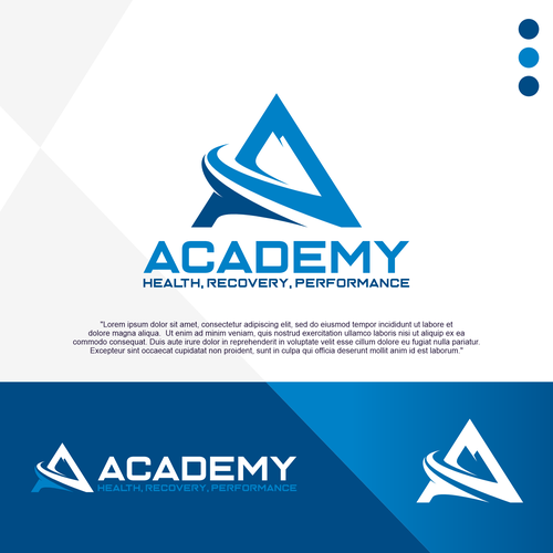 Eye Catching logo for new health, recovery, and performance facility. Design by Logologic™