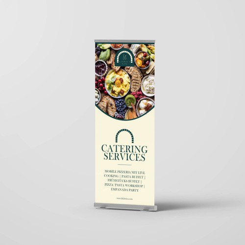 Roll-Up for special Catering Design by @rysmrn