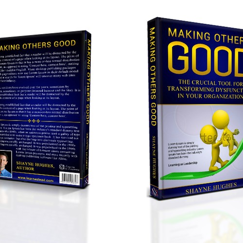 Create a book cover for Learning as Leadership's first book project Design by Cascadorys