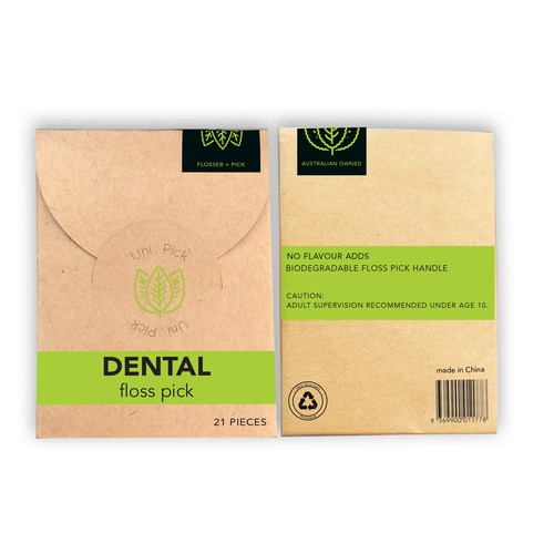 We need a Clean & Minimum design for our first Smart packaging dental floss picks product Design by Tanzina5