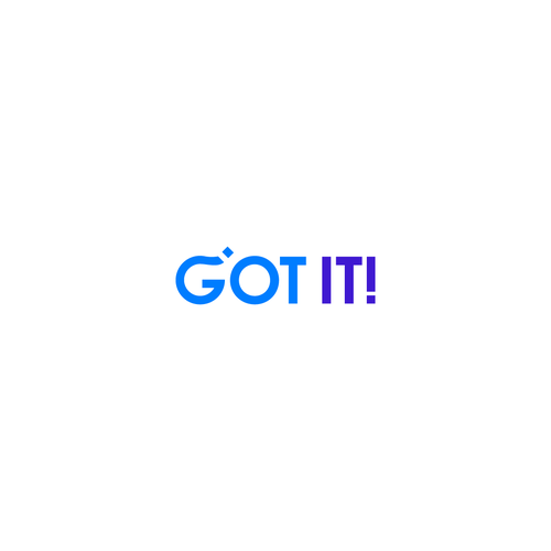 Logo design for "got it!", a top 10 app in App Store! Design by Nina & John