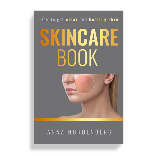 skincare book to help people with unwanted skin issues such as acne .... Design by Mr.TK