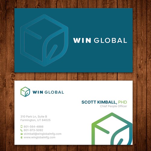 ™SF_Design™さんのWIN Global Business Card Designデザイン