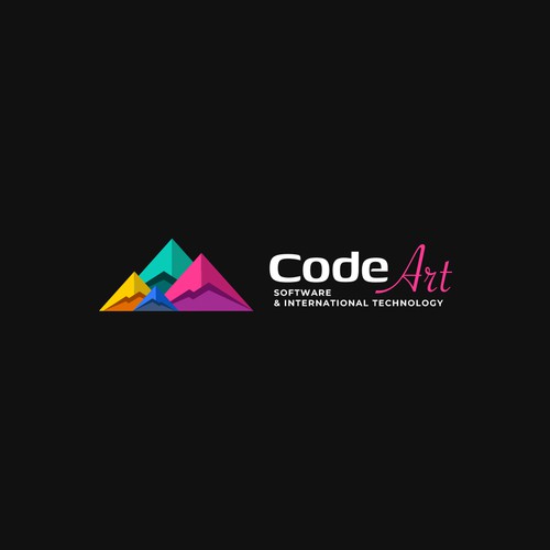 Logo for our newly opened company named CodeArt. Design by Sedow