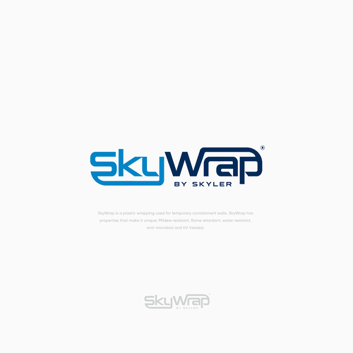 SkyWrap Logo Design by SimonMar