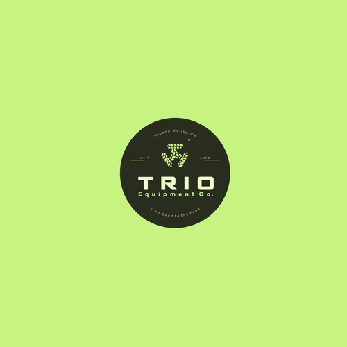 Design an agricultural logo for Trio Equipment Company Design by !s dsgns®