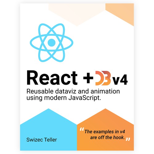 Design a cover for my new book on JavaScript – React+D3v4 | Book cover ...