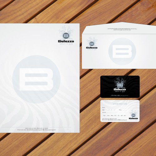 New stationery wanted for Bellezza salon & spa  デザイン by Concept Factory