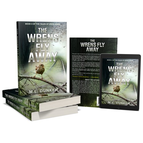 Cover Contest For A Fiction Series The Wrens Fly Away - Book 5 Ontwerp door ThoughtGraphic