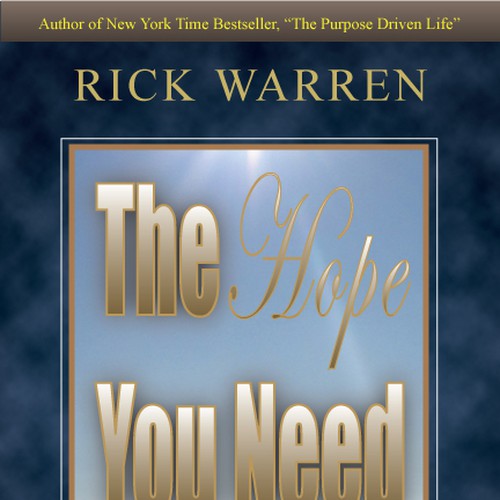 KamNyさんのDesign Rick Warren's New Book Coverデザイン