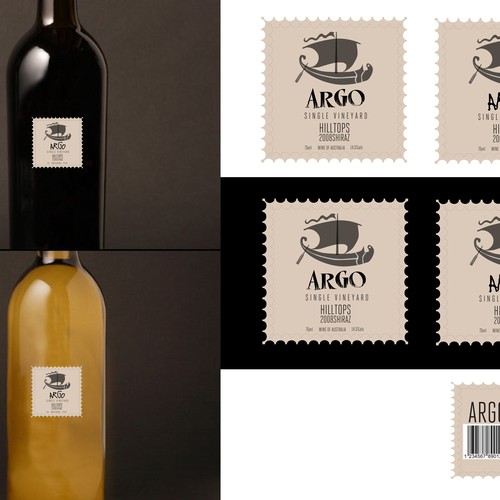 Sophisticated new wine label for premium brand Diseño de Q44