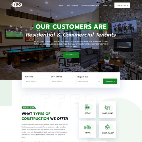 **Upgrade** existing website.  Tons of High Res existing imagery! Design by FuturisticBug