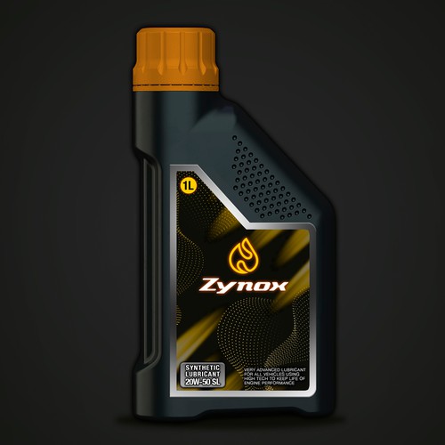 auto lubricant label design | strong , modern and powerful Design by IgnacioIdeas