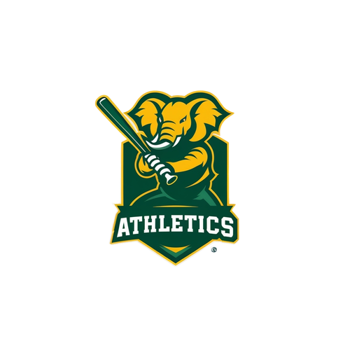 Travel Baseball Team Logo & Patch - Elephant Design by Flowbase
