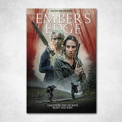 EMBERS EDGE - Captivating Movie Poster for our Thriller / Suspense / Drama Design by Rafido