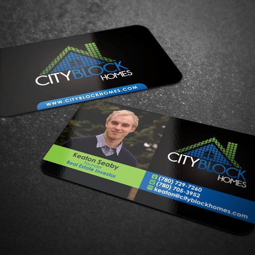 Business Card for City Block Homes!  Design por Direk Nordz